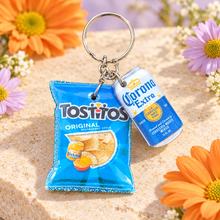 Load image into Gallery viewer, Chips & Beer Can Keychain