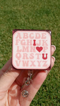 Load image into Gallery viewer, ABC I Love U Badge Reel