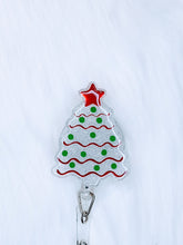 Load image into Gallery viewer, Christmas Tree Badge Reel