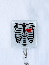 Load image into Gallery viewer, Chest X-ray Glow in the dark Badge Reel