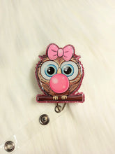 Load image into Gallery viewer, Baby Girl Owl Badge Reel