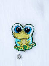 Load image into Gallery viewer, Large Eyed Frog Badge Reel