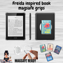Load image into Gallery viewer, Freida inspired magsafe Kindle or Phone grip
