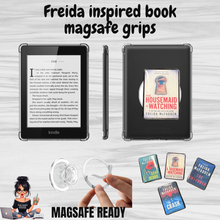 Load image into Gallery viewer, Freida inspired magsafe Kindle or Phone grip
