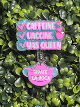 Load image into Gallery viewer, Nurse Badge Reel—Medical Badge Reels—Cute Badge Reels—Nurse Badge Reel—Custom Badge Reel—Fun Badge Reel-Vaccinated badge reel-Face Mask
