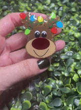 Load and play video in Gallery viewer, Christmas Rudolph Badge Reel | Medical Badge Reels | Cute Badge Reels | Nurse Badge Reel | Custom Badge Reel | ID Holder | Christmas
