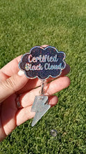 Load image into Gallery viewer, Certified Black Cloud Badge Reel
