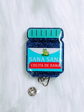 Load image into Gallery viewer, Sana Sana Medicine Jar Badge Reel
