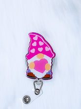Load image into Gallery viewer, Valentine Gnome Badge Reel
