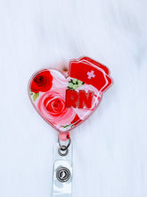 Load image into Gallery viewer, Nurse Heart Badge Reel
